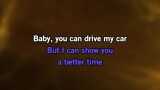 Drive My Car Karaoke - Blues Beatles